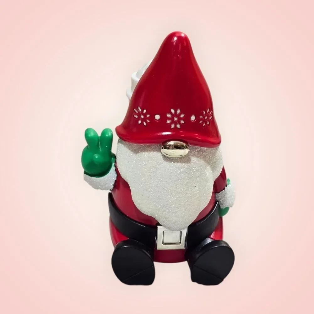 Bath & Body Works Wallflower Fragrance Plug Holiday Christmas PEACE SANTA‎ GNOME
